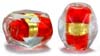 Champa Cut Gold foil beads - click here for large view